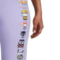 Hello Kitty i Naruto Juniors grafičke joga hlače