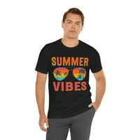 Rodno neutralna majica s uzorkom na plaži, oceanu, ljetnoj temi