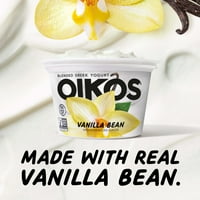 Oikos pomiješani grčki jogurt s aromatiziranim zrnama od vanilije, 5. oz. Paket