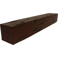 Ekena Millwork 4 H 8 D 84 W Pecky Cypress Fau Wood Kamin Mantel, prirodni pekan