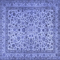 Tradicionalni tepisi u perzijskoj plavoj boji, kvadrat 7 stopa