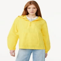 Besplatni montažni ženski pulover vjetrobransko jaknu s kapuljačom