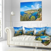 Designatirt poznata uvala Cala Pi Mallorca - jastuk za bacanje Seascape - 18x18