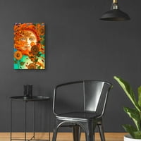 Epska umjetnost 'jesensko sunce' David Galchutt, akrilna staklena zidna umjetnost, 16 x24