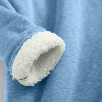 Tjedni prijedlozi za zimsku majicu za žene, plišanu majicu za žene, topli zadebljani pulover od mekog flisa s