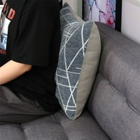 Jedinstveni prijedlozi Elegantna ukrasna jastučnica za jastuk 18 18 u sivoj boji
