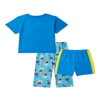 PALS PALS PALS PALS PALS BOYS PIJAMAS, 3-ČLANI SET, veličine 2T-5T