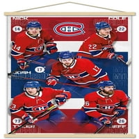 Montreal Canadiens - zidni plakat s drvenim magnetskim okvirom, 22.375 34