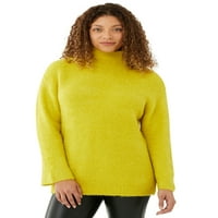 Ženski udoban džemper od tunike s izrezom u obliku lijevka