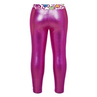 Kids Girls Gymnastics Outfit Shiny Long Sleeve Leotard with Leggings Set Tracksuit A Hot Pink 6