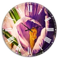 DesignArt 'cvjetajući cvijet' tradicionalni zidni sat