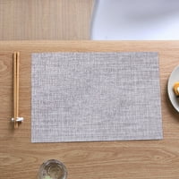 Travelwant placemats, toplinski otporni placemat otporni na mrlju otporne na mrlju PVC prostirke PVC-a, tkane