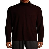 Muški pulover s patentnim zatvaračem u obliku četvrtine, do 3 inča