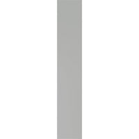 Ekena Millwork 3 4 W 25 H True Fit PVC dvoslojni sjenila s n-profil željeznički i Z-obliku ploča, siva Hailstorm