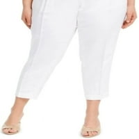 Calvin Klein ženske lanene lanene hlače bijele veličine 16