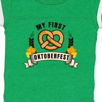 Inktastic Moj prvi Oktoberfest s darovima od pereca i natpisa dječaka ili djevojaka