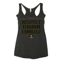 Wild Bobby, Respect Honor and Hrabrost Vojna vojska, Americana American Pride, Women Tri-Blend Racerback Tank