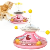 Mačke gramofonice sporih hranilica smiješnih mačaka kuglični krug tragovi za slagalica za kućne hrane Interactive