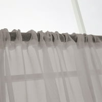 Jednodijelni džep na šipci kratka prozorska zavjesa veo kuhinjski šal til Kafić sloj prozirna zavjesa od pola