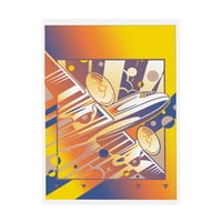 Zaštitni znak likovna umjetnost 'skidanje žuto' platnene umjetnosti David Chestnutt