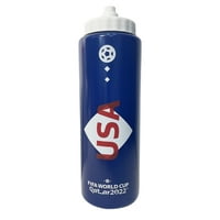 Plastična sportska boca za vodu od 32 oz za Svjetsko prvenstvo, ispisana američkom zastavom