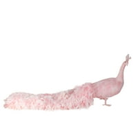 55 ružičasta paunova dekoracija u životu - zatvoreno repno perje