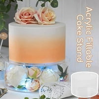 Okrugli akrilni stalak za torte za torte, zaglađivanje rubova torte, strugač za torte, stalak za torte za torte,