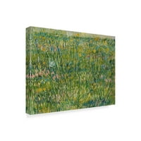 Zaštitni znak likovne umjetnosti krpa trave, travanj-lipanj 1887., ulje na platnu Vincenta Van Gogha