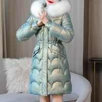 Homenesgenics kaputi za žene žene s kapuljačama s kapuljačom čvrste srednje i dugoročne labave jakne s dugim rukavima