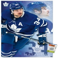 Zidni poster Toronto Maple Leafs - Auston Matej s gumbima, 22.375 34