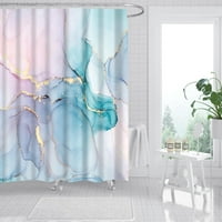 Setovi akvarelnih cvjetnih zavjesa za tuš zavjese za kupaonicu moderna minimalistička bijela zavjesa za kupaonicu