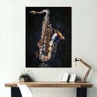 Dizajnerski saksofon za zidnu umjetnost