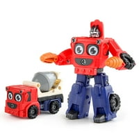 Akcijske figure robota za dječake razdvajaju igračke za izgradnju automobila za djecu u dobi od 4-8 godina