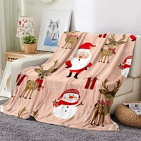 Baocc Home Textile prikladan je plišani i zagrljaj lagano meko za sofe božićne pokrivače krevetići branketi kućni