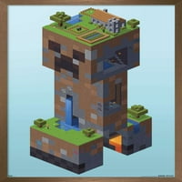 Zidni poster Minecraft-Creeper Village, 22.375 34