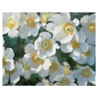 Umjetnička galerija remek-djela ljetno bijelo papirno bijelo cvijeće iz mn