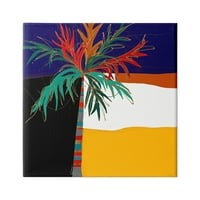 Apstraktna tropska Palma s podebljanim blokiranim uzorkom, 17, dizajn iz