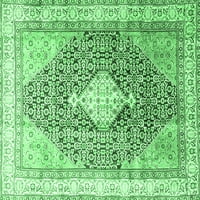 Tradicionalne pravokutne perzijske prostirke u smaragdno zelenoj boji tvrtke, 8' 10'
