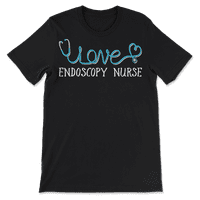 Majica medicinske sestre za endoskopiju-stetoskop napisan s ljubavlju