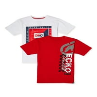 Ecko Boys Grafičke majice, 2-pack, veličine 4-16