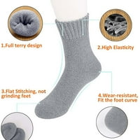 jesenska odjeća za žene zimske Ležerne udobne čarape srednje čarape termalne tople čarape Ženske čarape sive boje