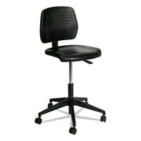 Stolica za radni stol serije Ach, može izdržati do 10 kilograma, visina sjedala od 17,25 do 25, Crna