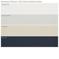 Kolekcija prilagođenih izraza, bežična soba za potamnjenje valjka, plava, 3 8 Širina 48 Duljina