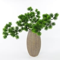 Umjetni gostujući borovo biljka biljka kuće ukrasni bonsai ukras