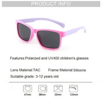 Sunčane Naočale za djevojčice, gumene Sunčane naočale, polarizirane, protuklizne nijanse, UV zaštita, dječja svjetla,