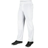 Široke bejzbolske hlače otvorenog dna, veličine mladih, bijele