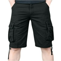Muške teretne kratke hlače za putovanja, Muške teretne kratke hlače Plus Size s više džepova, široke ljetne kratke