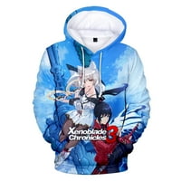 Xenoblade Chronicles Merch Hoodies Zimske muškarce Anime igre Twimheirt Street odjeća Dugi rukav s kapuljačom