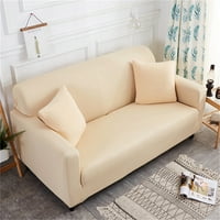 Haite kauč od solidne boje pokriva Streatch kauč poklopca elastično klizanje za dnevnu sobu bež sjedala