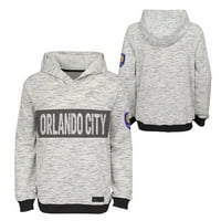 Adidas MLS Youth Orlando City Sc Heathered Pulover Hoodie